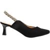 BIOECO SLING BACK 4256 0026 - BLACK SUEDE